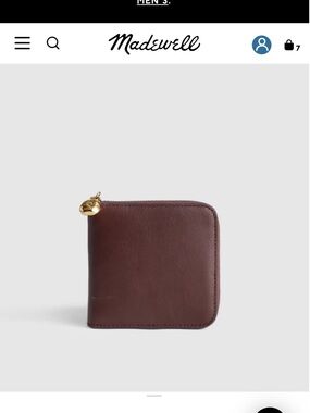 Madewell  essential zip wallet